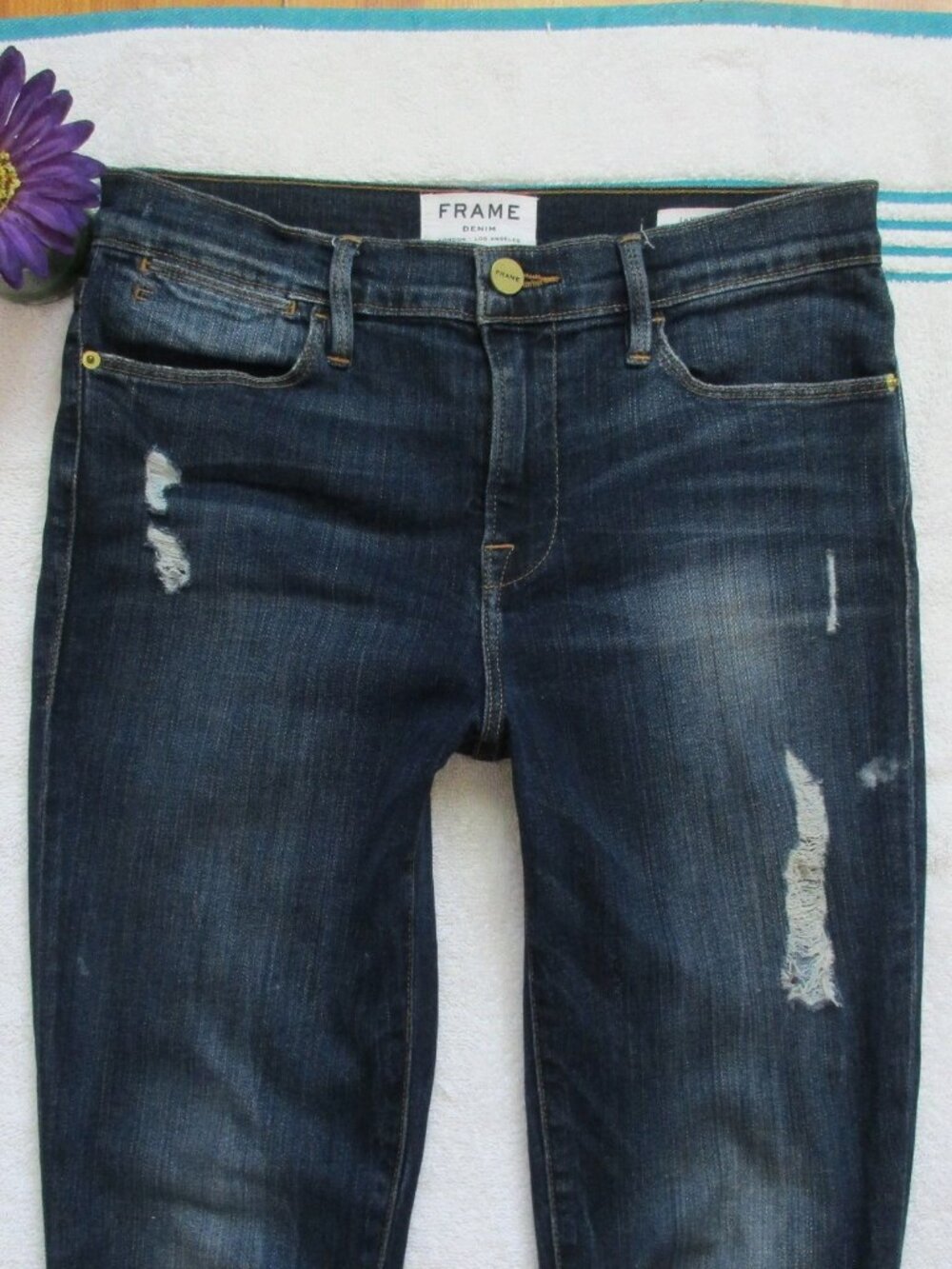 FRAME Denim Jeans Size 26 Le High Skinny
